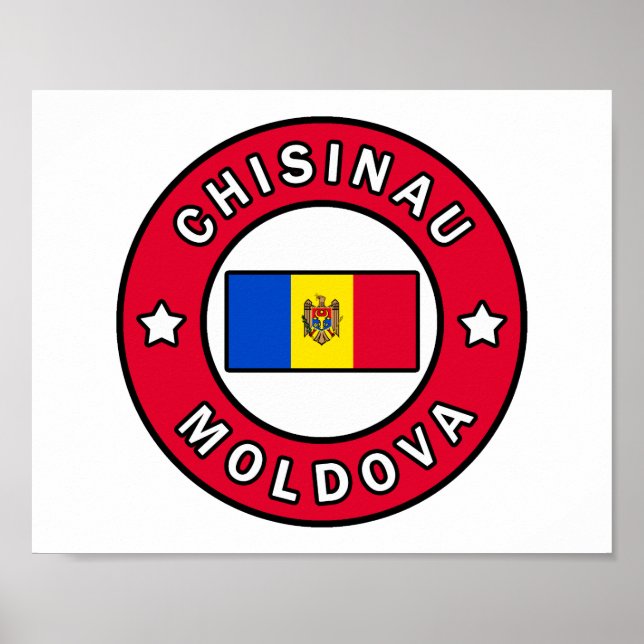 Chisinau Moldova Poster (Framsidan)
