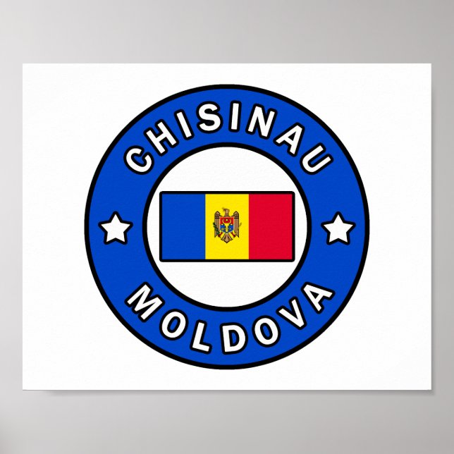 Chisinau Moldova Poster (Framsidan)