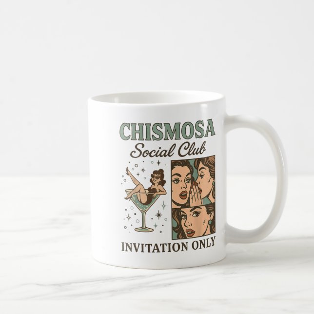 Chismosa Social Klubb efter enbart inbjudan Kaffemugg (Höger)