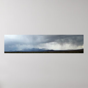 Chisos Mountain Rainstorm - Big Bend Poster
