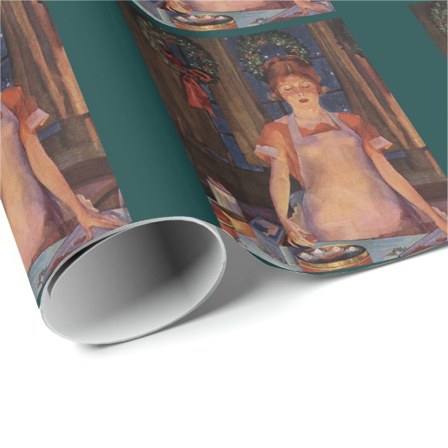 Chistmas Cook Presentpapper (Rullad Hörn)