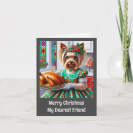 Chistmas-kort | Australien Silky Terrier Hund Jula Kort
