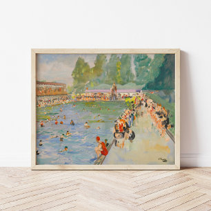 Chiswick Baths Herr John Lavery Poster