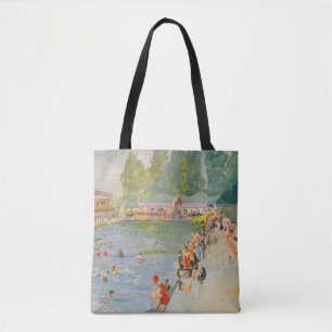 Chiswick Baths Herr John Lavery Tygkasse