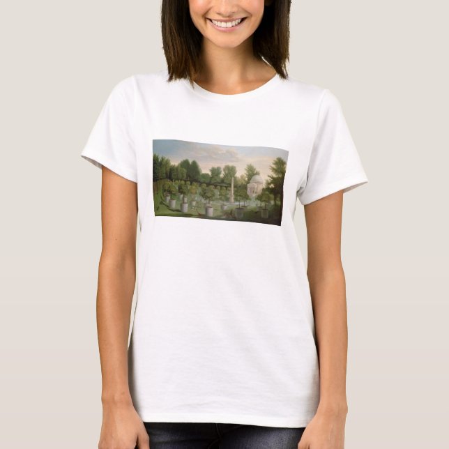 Chiswick House Gardens (olja på canvas) Tee (Framsida)