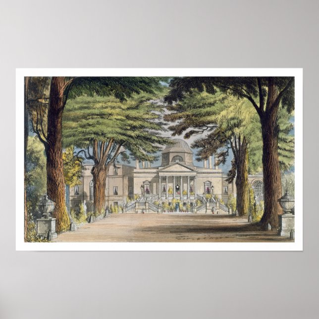 Chiswick House, rektor Ackerma Poster (Framsidan)