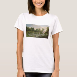 Chiswick husträdgårdar (olja på kanfas) tee shirt