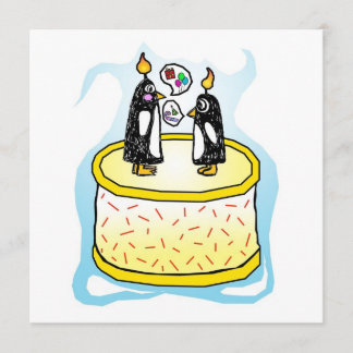 Chit- och chattafödelsedaginbjudningar inbjudningar