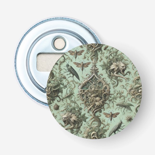 Chitinous Elegy - Gothic Insekt Tapet Design Flasköppnare (Framsidan)