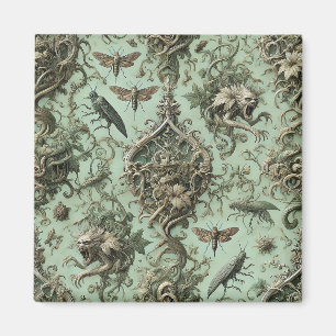Chitinous Elegy - Gothic Insekt Tapet Design Magnet