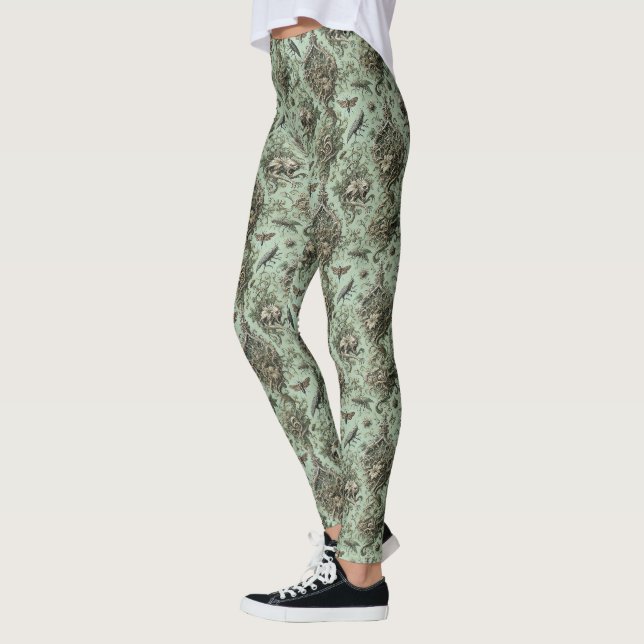 Chitinous Elegy - Gothic Victorian Leggings (Vänster)