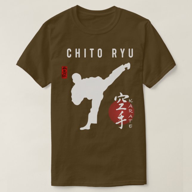 Chito Ryu Karate Instructor T Shirt (Design framsida)