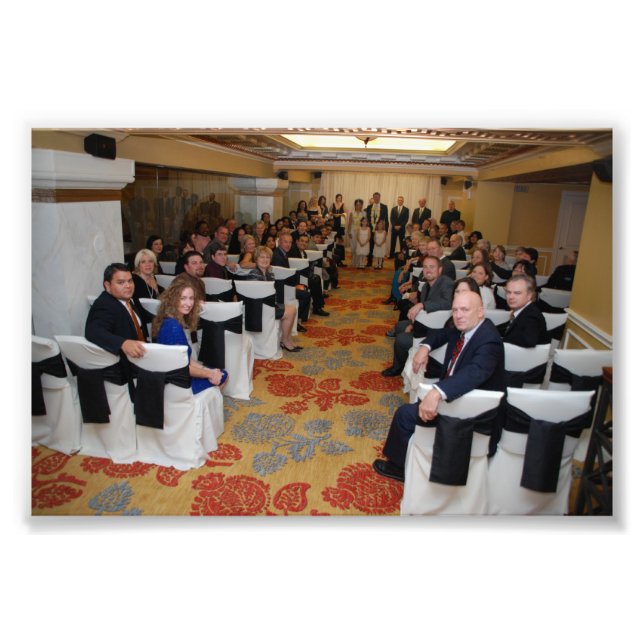 Chitra & Jeffrey: Bröllop Fototryck (Framsidan)