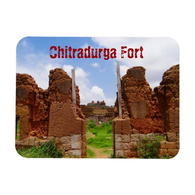 Chitradurga Fort, Karnataka, Indien Magnet (Horisontell)
