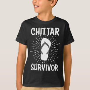 Chittar Survivor Desi Punjabi Sikh Funny indisk nr T Shirt