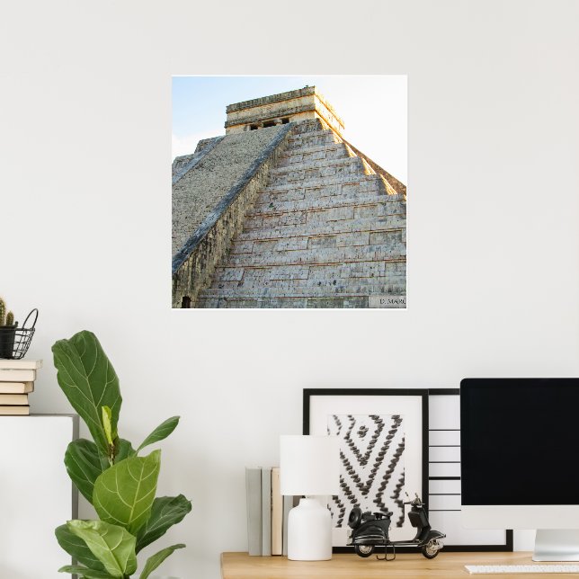 CHITZENITZA PYRAMID Affisch (Hemmakontoret)