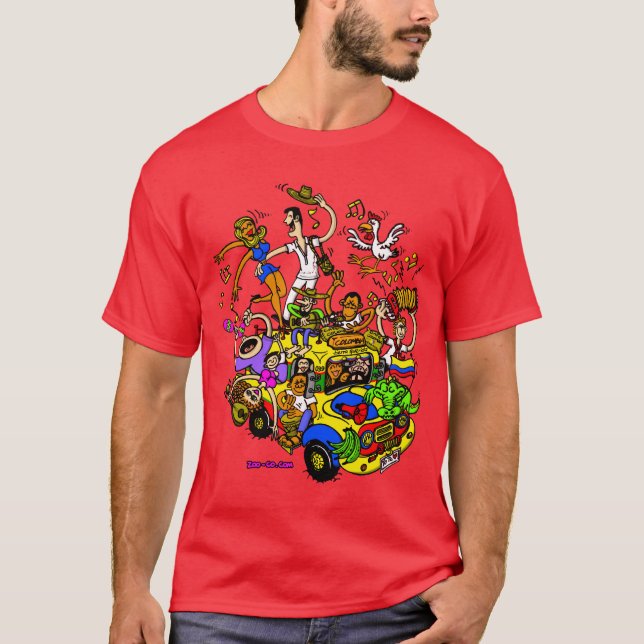 Chiva Colombiana Tee Shirt (Framsida)