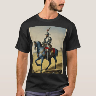 "Chivalric Knight on Horseback - Timless Medieval T Shirt