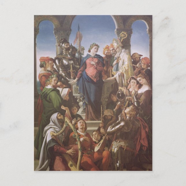 Chivalry, 1845 vykort (Framsida)
