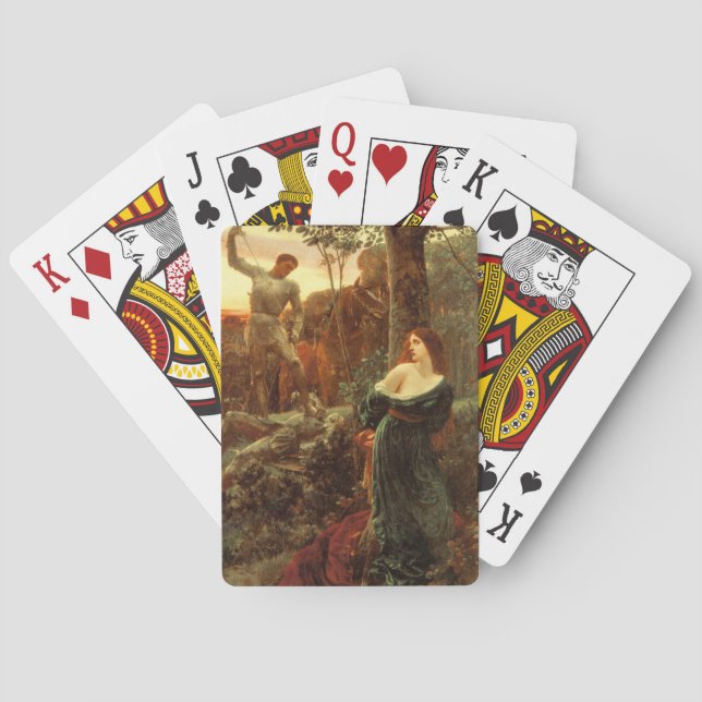 Chivalry (av Frank Dicksee) Casinokort (Baksidan)