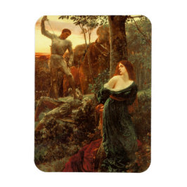 Chivalry (av Frank Dicksee) Magnet