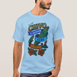 CHIVO EL SALVADOR SURFA DESING T SHIRT