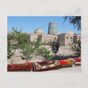 Chiwa Khiva Blick zum Kalta-Minor-Minarett Vykort