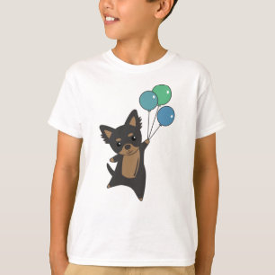 Chiwawa-Hund flyger upp med ballonger T Shirt