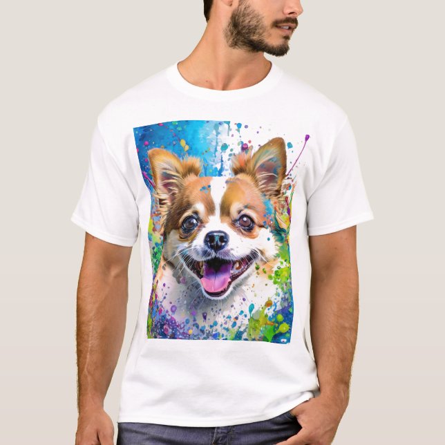 Chiwawa Hund T Shirt (Framsida)