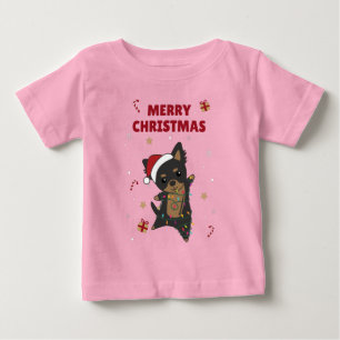 Chiwawa Hund Winter Animals Hundar Baby T-S T Shirt