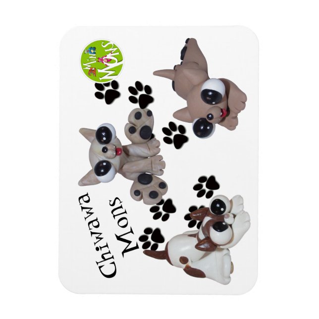 Chiwawa Mon Magnet (Vertikal)