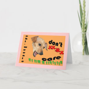 Chiweenie att bry sig inte att du är det 30 kort