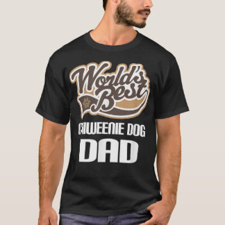 Chiweenie hundpappa (världens bästa) husdjursägare t shirt