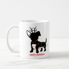 Chiweenie jul Ljus Kaffemugg