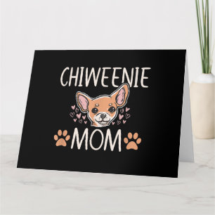 chiweenie mamma chihuahua gullig hundägare kärlek  kort