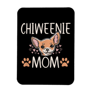 Chiweenie mamma chihuahua söt hundägare kärlek äls magnet