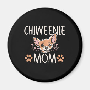 Chiweenie mamma chihuahua söt hundägare kärlek äls magnet