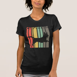 Chiweenie Silhouette - gullig Chiweenie hundgåva T Shirt