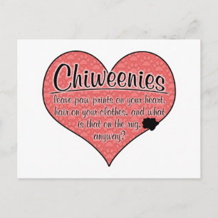 Chiweenie Tass avtryck Dog Humor Vykort