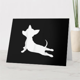 Chiweenie yoga ness-gåva, chihuahua dachshund kort