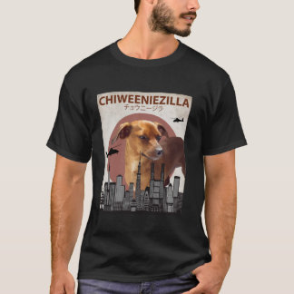 Chiweeniezilla Funny Chiweenie T Shirt Hundälskare