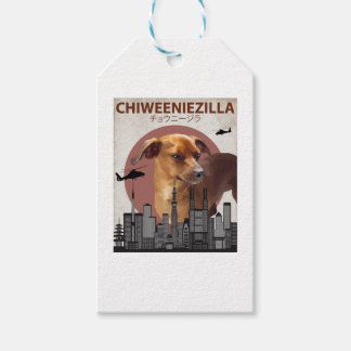 Chiweeniezilla Funny Chiweenie T-Shirt-Hundälskare Presentetikett