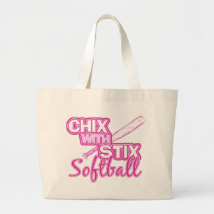 Chix med den Stix softballet Jumbo Tygkasse