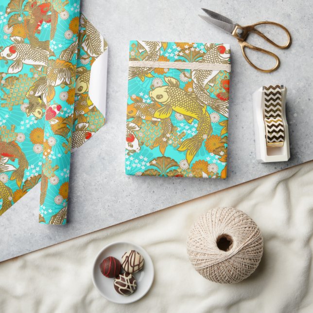 Chiyogami Yuzen Washi Styled Papper Presentpapper (Hantverk)