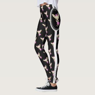 ChiYum Yum damasker - LG-logotyp - Blk Leggings