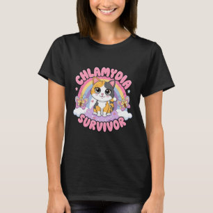 Chlamydia Survivor Cat Meme Roliga tröjor För mana