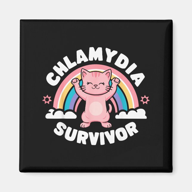 Chlamydia Survivor  Magnet (Framsidan)