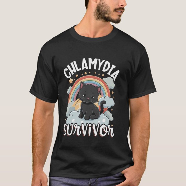 Chlamydia Survivor T Shirt (Framsida)