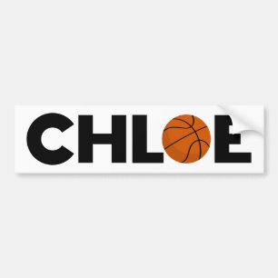 Chloe Basketball Bildekal