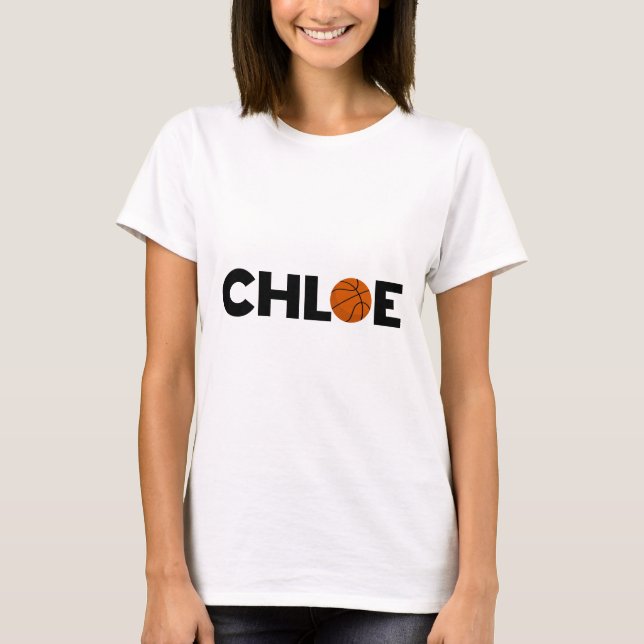 Chloe Basketball T Shirt (Framsida)